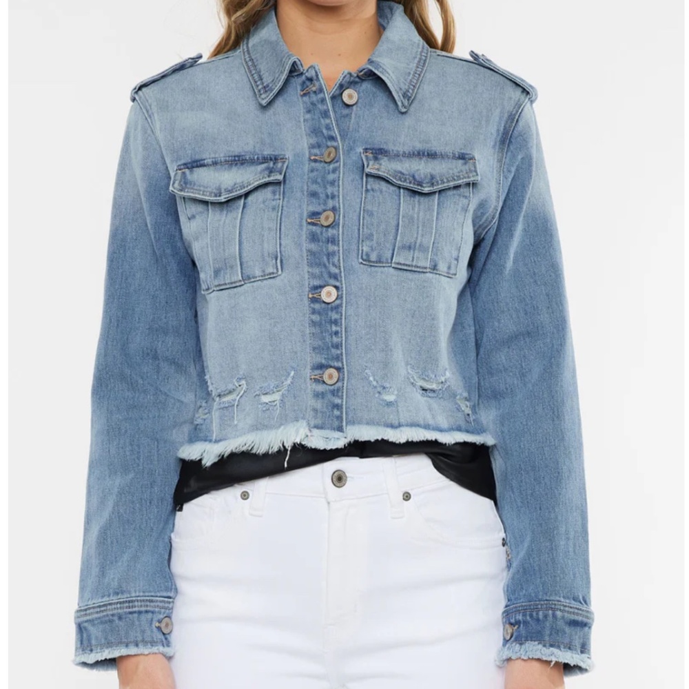 KanCan Los Angeles NWOT Shua Cropped Jacket (M)